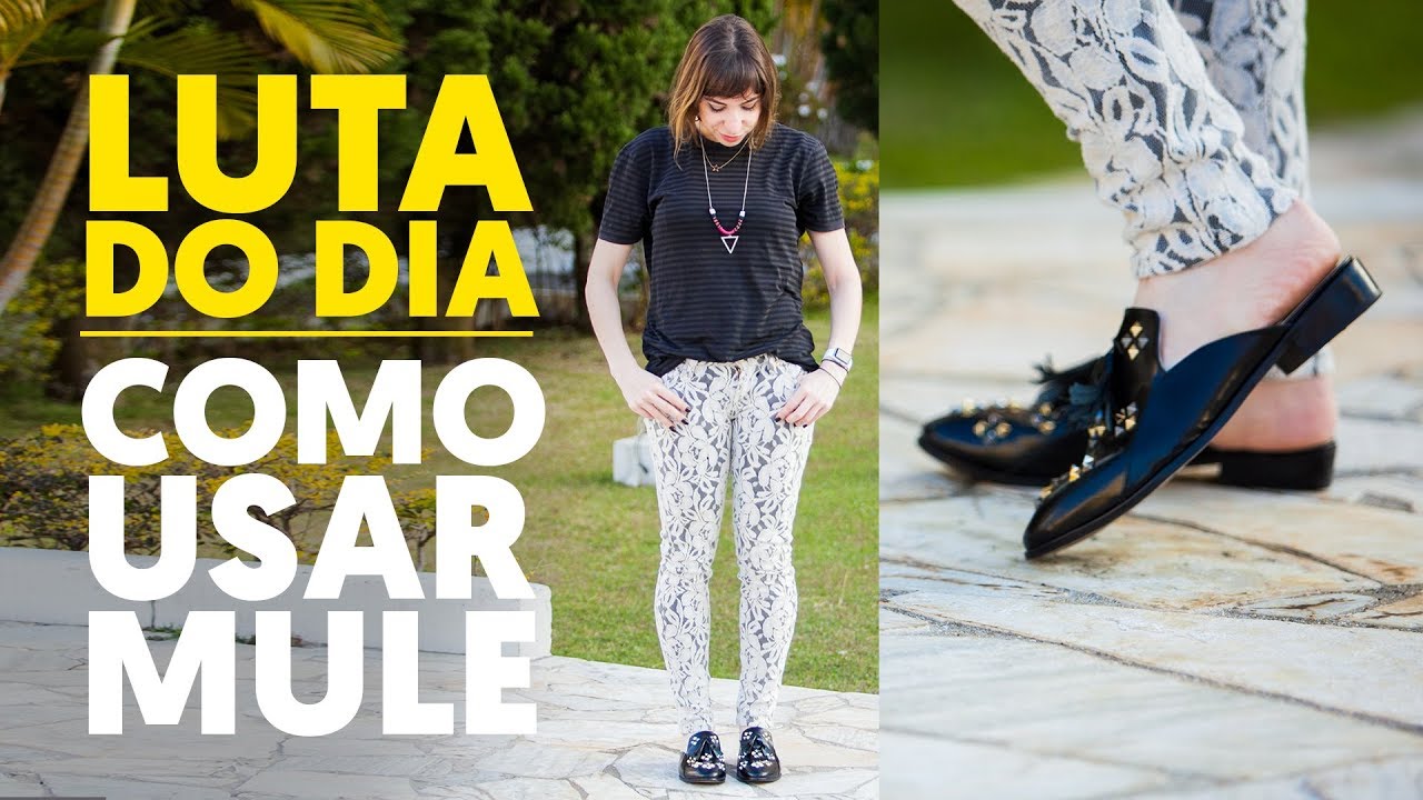 mule com calca jeans