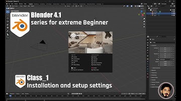 Class:1 | How to Download and Install Blender 4.1 | Extreme beginner tutorial series