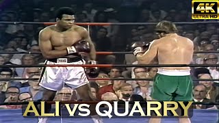 Muhammad Ali vs Jerry Quarry | KNOCKOUT Legendary Fight | 4K Ultra HD