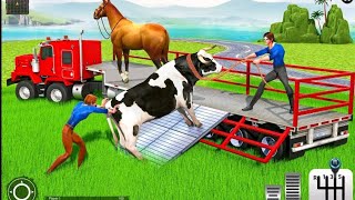 Farm animals transportaing game truck driving game Android game play screenshot 3