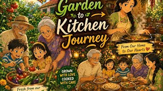 From Garden to Family Feast 🌱❤️ | Heartwarming Animated Story