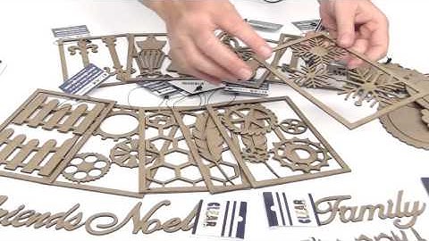 Clear Scraps Chipboard Embellishments & Acrylic Albums