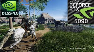 Ghost Of Tsushima 4K DLSS 4.5 Vanguard RTX 5090 AMD Ryzen 9 9950X3D Performance Benchmark