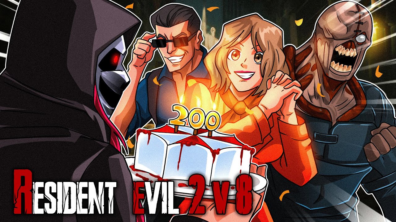 Dead by Daylight 2v8 - 200 follower cosplay special! (Funny Moments)