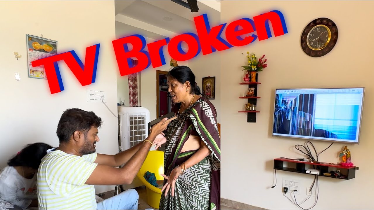 TV Dent/Break Prank as Requested #radhikavlogs #vishnuchilamakuri #comedy #prank #prankvideo