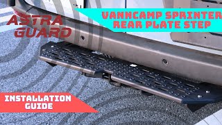 VannCamp Sprinter Rear Plate Step Installation Guide