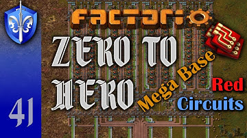 Factorio 1.1 Zero to Hero, Ep 41: MEGABASE RED CIRCUITS - Tutorial, Guide, LetsPlay, Walkthrough