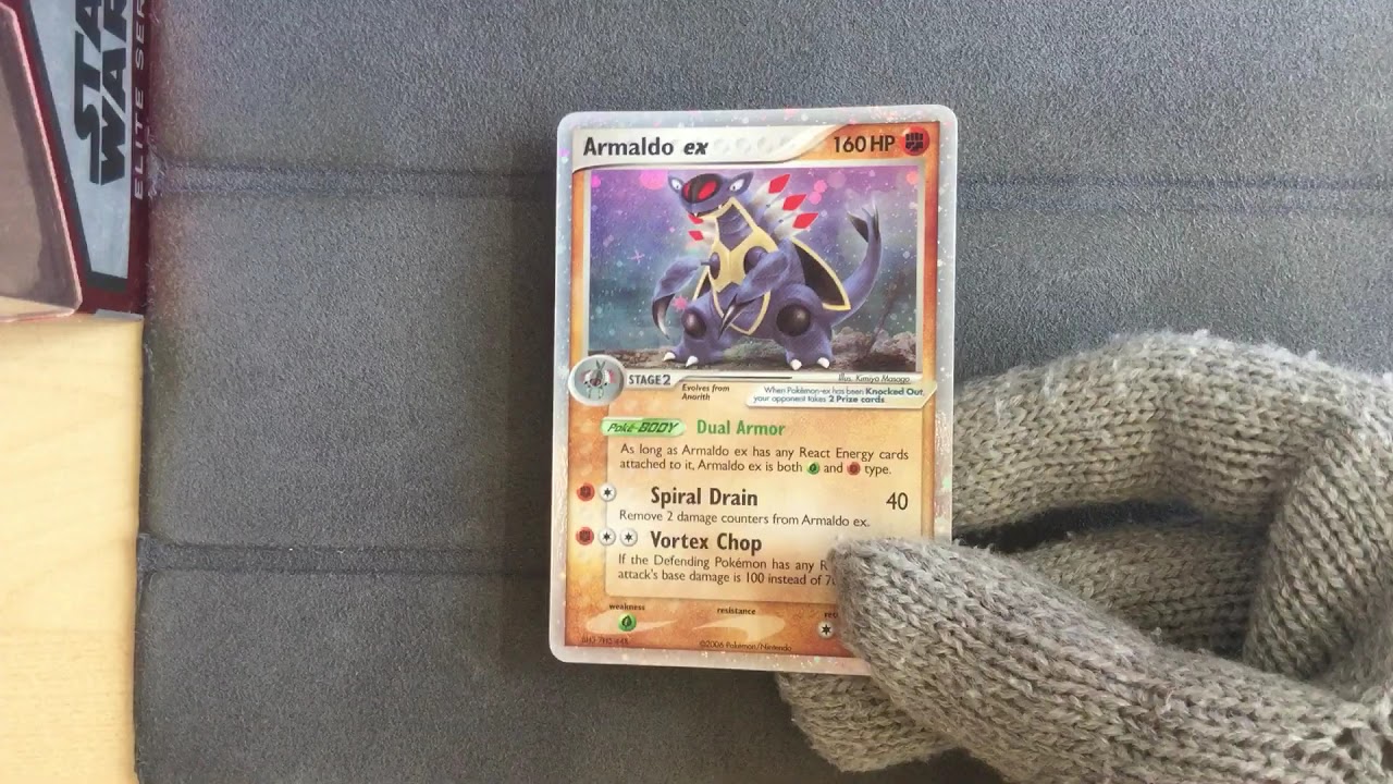 armaldo ex pokemon card Pokemon - Ruby & Sapphire - Ex Holon Phantoms - Armaldo δ