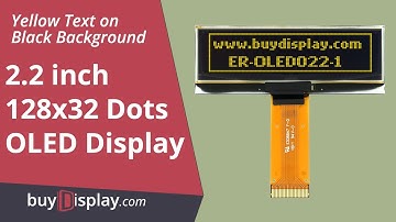 Yellow 2.2 inch 128x32 OLED Module Manufacturer,Serial SPI,SSD1305 Controller