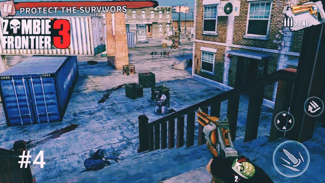 Zombie Frontier 3 FPS shooter walkthrough gameplay part 4 (iOS