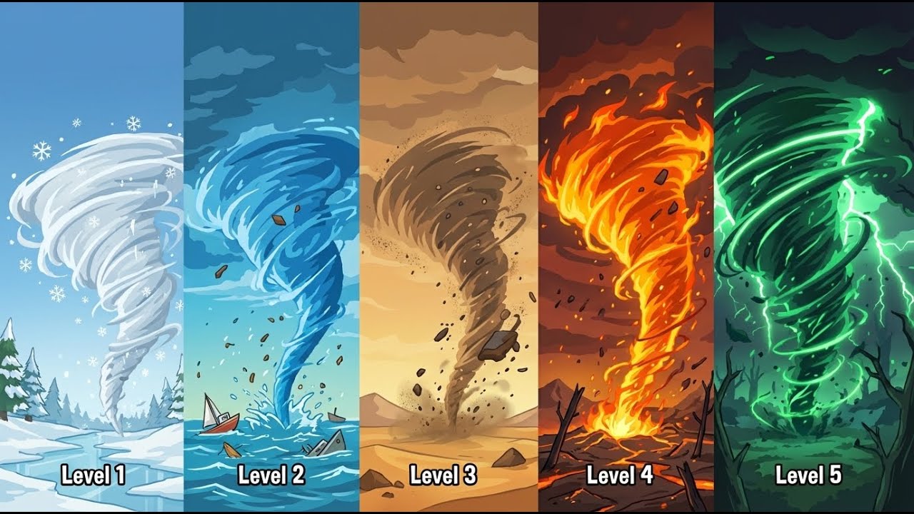 Every Terrifying Tornado Types Explained in 4 Minutes