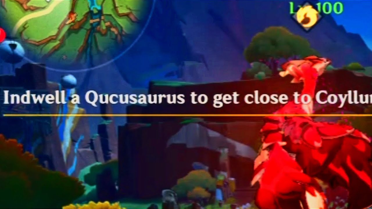 indwell a qucusaurus to get close to coyllur