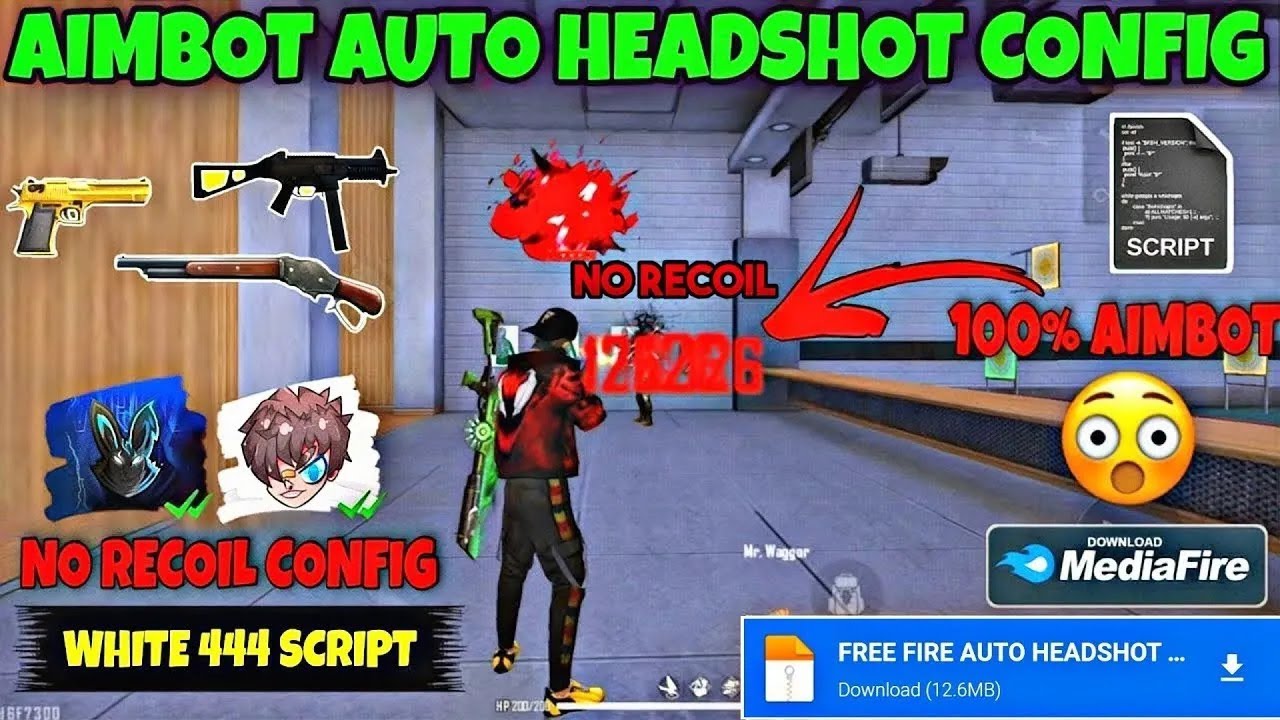 Free Fire Auto Headshot Config File | ff headshot hack script | aimbot config free fire | Adil Yt