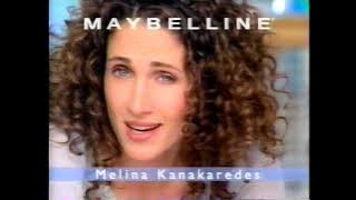 2001 Maybelline Commercial: Smooth Result Makeup with Melina Kanakaredes - Aired September 23, 2001