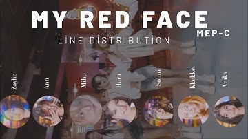 MEP-C My Red Face Line Distribution (Seconds) | #mepc #myredface #kpop 