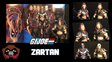 Zartan: GIJOE Classified Pulse Con Exclusive From Hasbro Action Figure Open Box Review Color Change