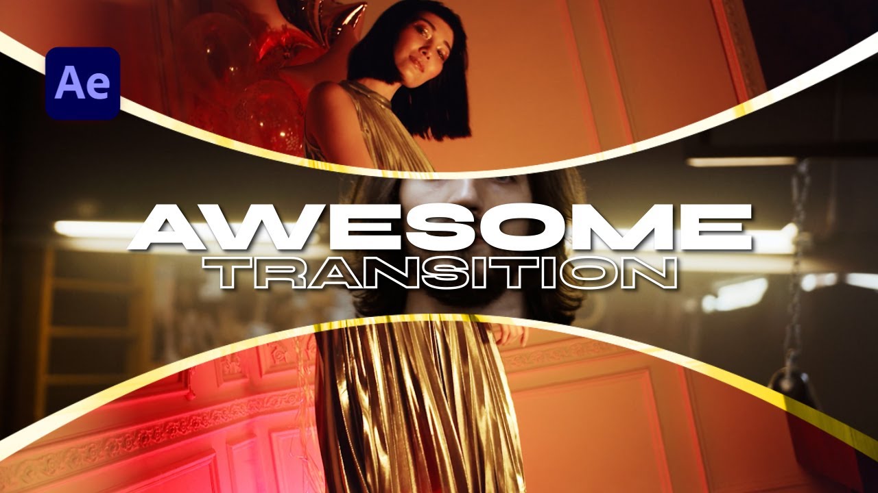 Awesome TRANSITION in After Effects - After Effects Tutorial - YouTube