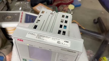 TESTING VIDEO ABB REF615 Feeder Protection HBFFAEAGNBA1BNA1XE