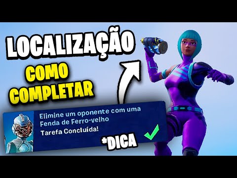 Fortnite Brasil - Jogue a Fenda do Ferro-velho e espere