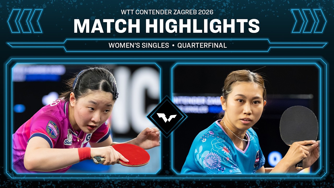 Miwa Harimoto vs Hitomi Sato | WS QF | #WTTZagreb 2026 - YouTube