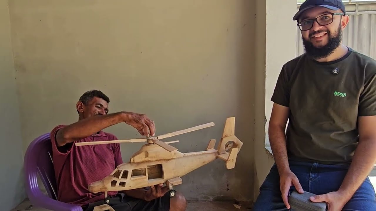 Nosso Helicóptero está ficando pronto.