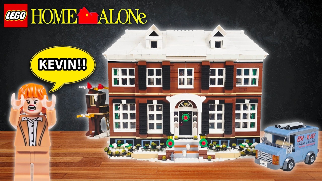 Дом из фильма «Один дома» от LEGO полон деталей.