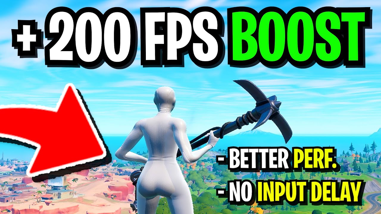 This Will Give YOU MAX FPS in Fortnite! (How To BOOST FPS Fortnite Chapter 3 Season 2!)