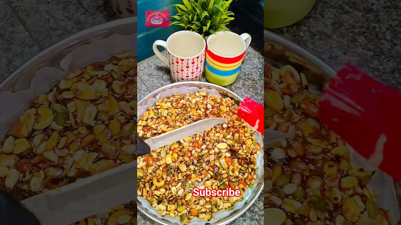 Healthy Dry Fruit Chikki Recipe | Quick & Crunchy Energy Bar | Ayesha Banu's world.