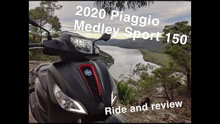 2021 Piaggio Medley 150 Sport - Old Pacific Highway Ride and Review -  YouTube