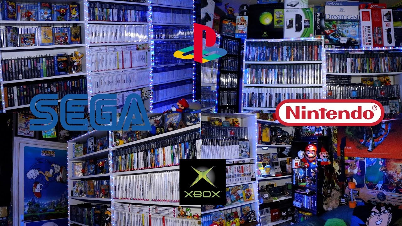 J'ai filmé une collection de 4500 jeux #sega #nintendo #xbox #playstation