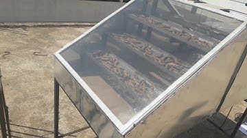 Forced convection Mixed mode solar dryer for Turmeric