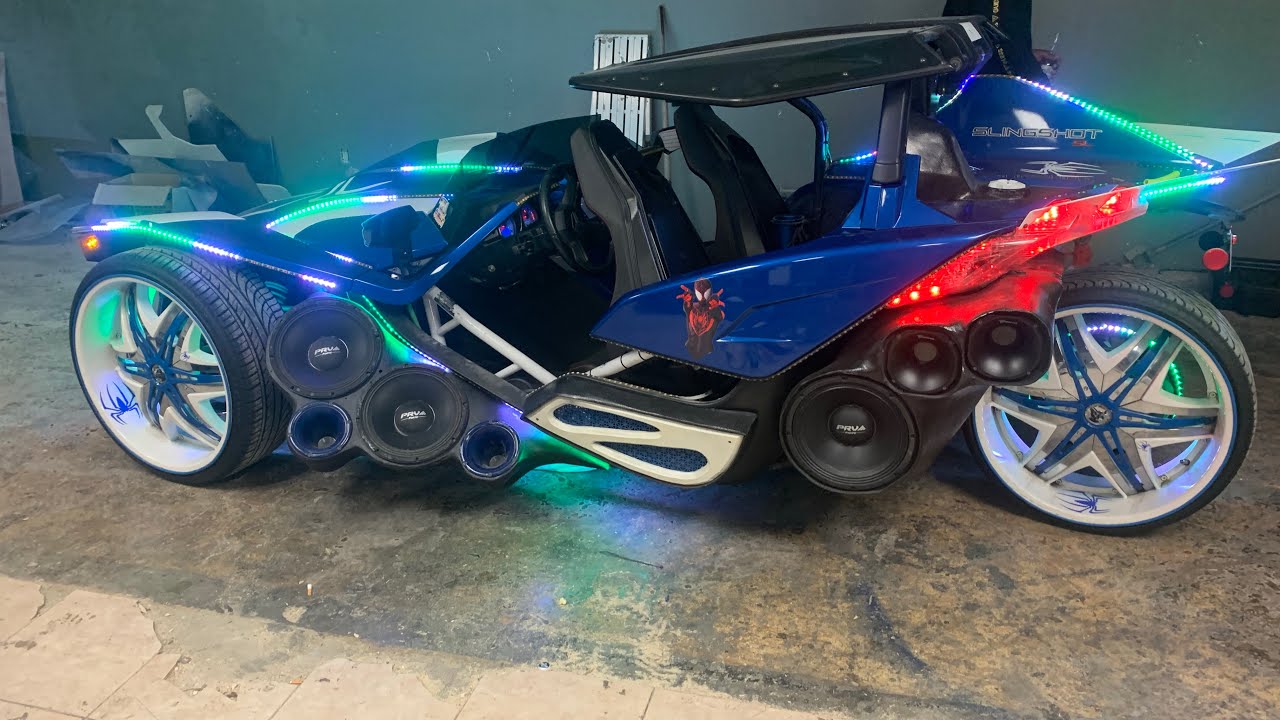 SLINGSHOT WITH 30 SPEAKERS ‼️🔊 AND JAMMIN 😮‍💨 YouTube