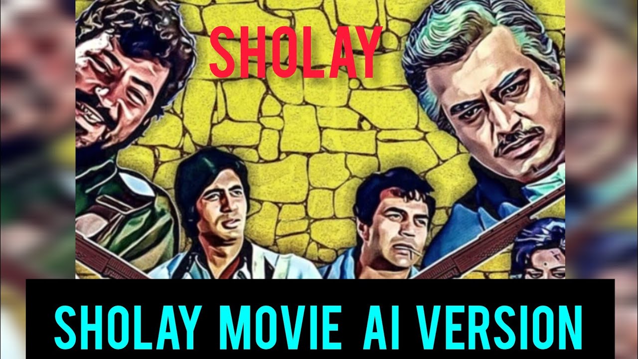 Sholay_movie_AI_Version Amjad khan_sholay_movie_Ai Gabar