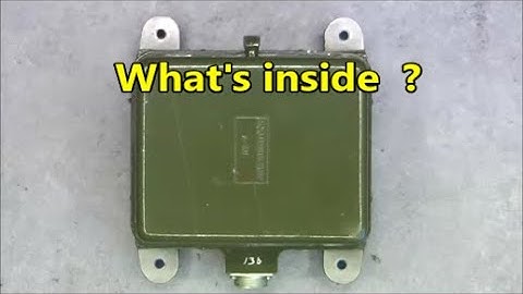 Soviet military electronics teardown "БУ-2" box