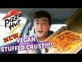 Trying The NEW Pizza Hut VEGAN Stuffed Crust!! ...i have no words!