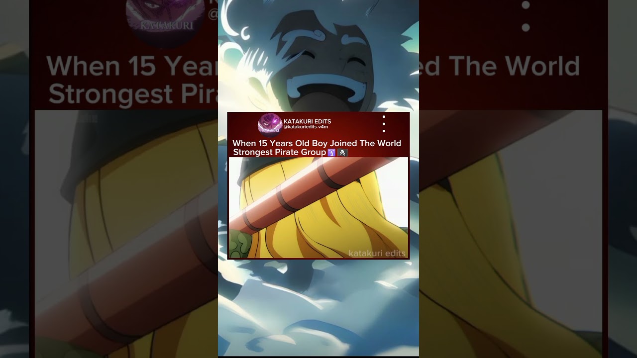 kaido joined the rocks pirates 🏴‍☠️🏴‍☠️