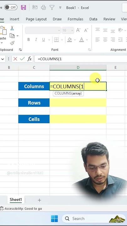 How to Count Total Rows, Columns, and Cells in Excel | Techniques for ...