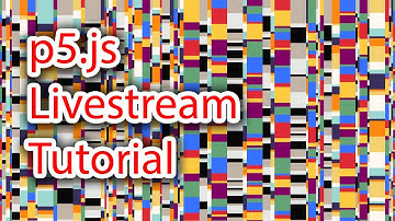 p5js Livestream Tutorial Random Rectangles