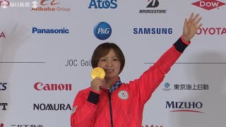 「五輪延期で一から強化できた」　レスリング金メダル、川井友香子