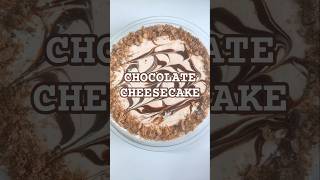 Delicious and Easy No bake Chocolate Cheesecake #food #shorts #youtubeshorts #ytshorts #viral #cake
