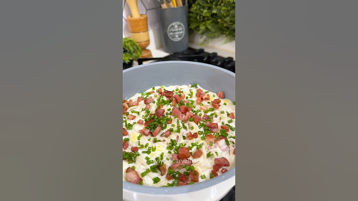 Macarrão ao molho branco