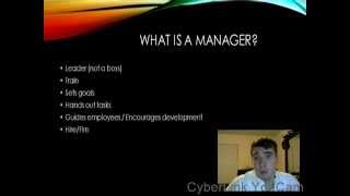 Management Presentation BCOM 231.N01