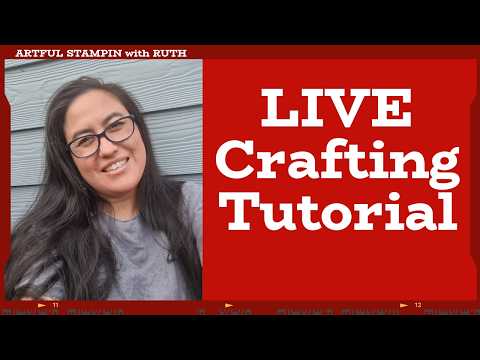 🔴LIVE how to use my CARD MAKING templates for cutting up a STAMPED ONE SHEET WONDER