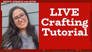 🔴LIVE how to use my CARD MAKING templates for cutting up a STAMPED ONE SHEET WONDER