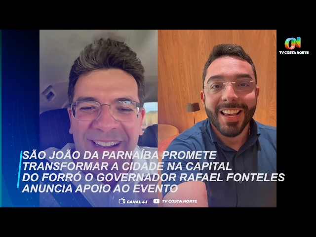 Rafael Fonteles anuncia apoio ao São João e Francisco Emanuel celebra parceria