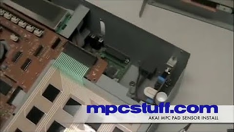 Akai MPC Pad Sensor Install MPCstuff.com 
