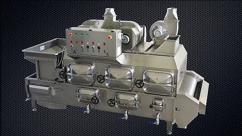 NOT 2000E - New Generation Electric Hot Air Continuous Roaster for Dry Nuts.