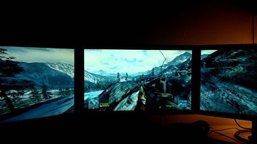 Battlefield 3 nvidia surround awesomeness  ultra settings