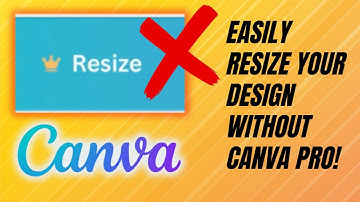 How To Change Your Canvas Size For Free In Canva | Secret ReSize Option in Canva - 2025