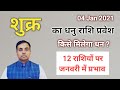 शुक्र का धनु राशि गोचर 2021 ( VENUS transit 2021 ) सभी 12 राशियों पर प्रभाव व फल | शुक्र के उपाय